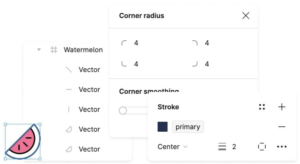 Fully customisable UI